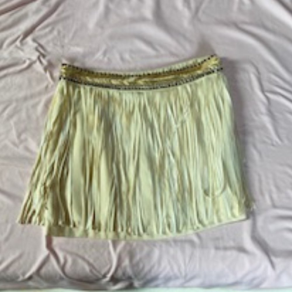 English Rose fringe skirt